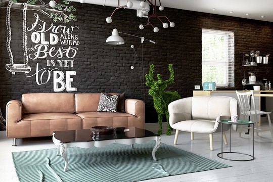 5 inspirativnih ideja za dnevnu sobu u crnoj boji