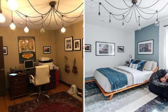 Pre i posle: od stare i mračne kancelarije do spavaće sobe prepune svetlosti